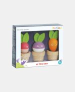 Le Toy Van jucărie din lemn pentru stivuit legume în ghiveci - imagine 8