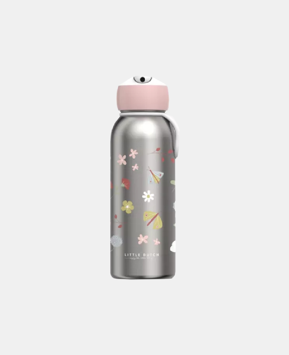 LD-107458065243.jpg Sticla termos din otel inoxidabil - 350 ml - Flowers & Butterflies - Little Dutch - imagine 1