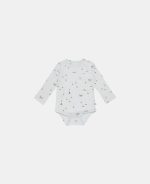 Body cu maneca lunga din bumbac organic - Sailors Bay Blue - Little Dutch