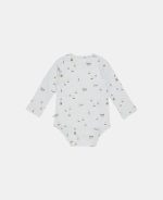 Body cu maneca lunga din bumbac organic - Sailors Bay Blue - Little Dutch - imagine 3