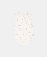 Body maiou din bumbac organic - Sailors Bay White - Little Dutch