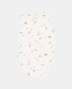 Body maiou din bumbac organic - Sailors Bay White - Little Dutch - imagine 3