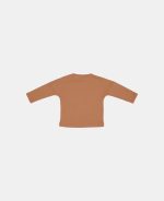Bluză din bumbac organic cu buzunar Almond - Vintage Sunny Stripes - Little Dutch - imagine 3