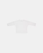 Bluză din bumbac organic cu buzunar Soft White - Vintage Sunny Stripes - Little Dutch - imagine 2