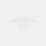 Bluză din bumbac organic cu buzunar Soft White - Vintage Sunny Stripes - Little Dutch