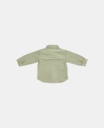 Cămașă din catifea de bumbac organic Green - Vintage Sunny Stripes - Little Dutch - imagine 3