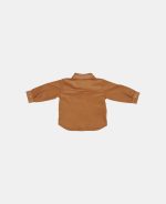 Cămașă din catifea de bumbac organic Almond - Vintage Sunny Stripes - Little Dutch - imagine 3