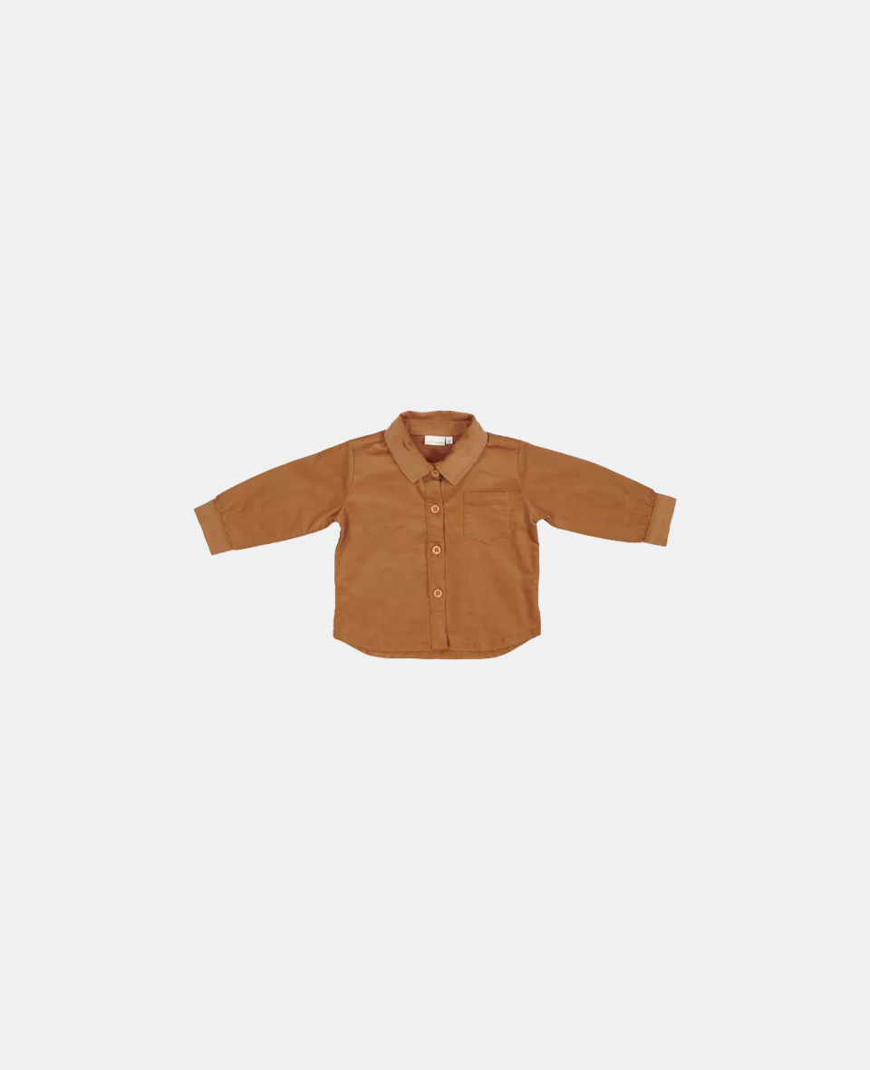 LD-CL17622302.jpg Cămașă din catifea de bumbac organic Almond - Vintage Sunny Stripes - Little Dutch - imagine 1