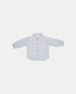 Cămașă din catifea de bumbac organic Soft Blue - Vintage Sunny Stripes - Little Dutch - imagine 2