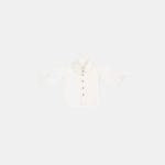 Cămașă din catifea de bumbac organic Soft White - Vintage Sunny Stripes - Little Dutch