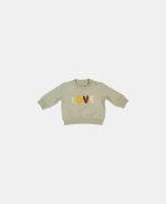 Bluză din bumbac organic Love Green - Vintage Sunny Stripes - Little Dutch