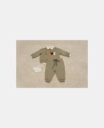 Bluză din bumbac organic Love Green - Vintage Sunny Stripes - Little Dutch - imagine 5