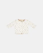 Jachetă din bumbac organic cu 2 fețe - Vintage Little Flowers/White Blossom - Little Dutch - imagine 4