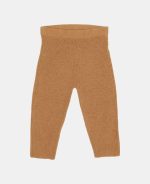 Pantaloni tricotați din mix de lână - Almond - Vintage Sunny Stripes - Little Dutch - imagine 2