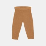 Pantaloni tricotați din mix de lână - Almond - Vintage Sunny Stripes - Little Dutch