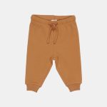 Pantaloni din bumbac organic - Almond - Vintage Sunny Stripes - Little Dutch