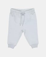 Pantaloni din bumbac organic - Soft Blue - Vintage Sunny Stripes - Little Dutch - imagine 2