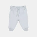 Pantaloni din bumbac organic - Soft Blue - Vintage Sunny Stripes - Little Dutch