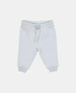 Pantaloni din bumbac organic - Soft Blue - Vintage Sunny Stripes - Little Dutch