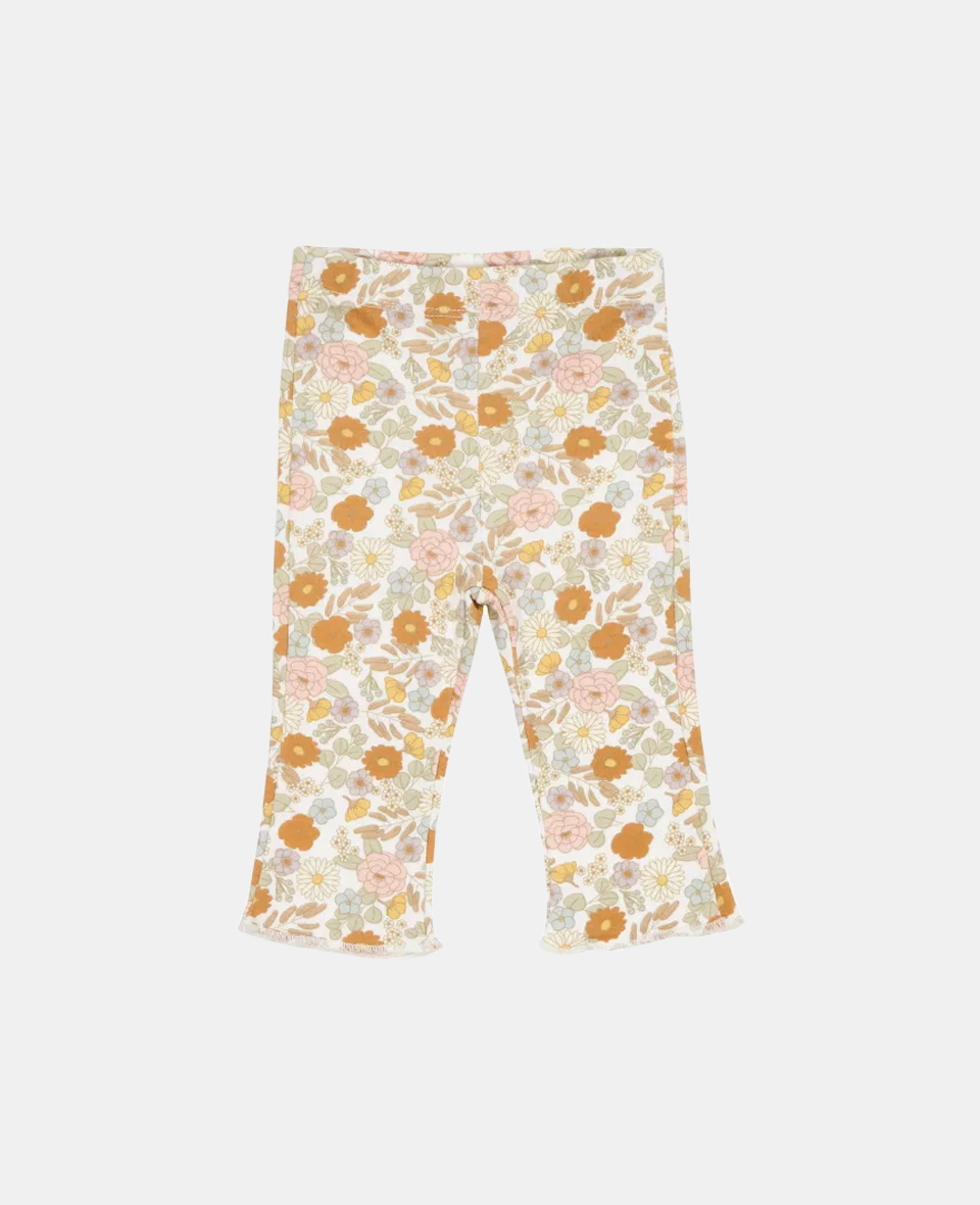 LD-CL35002101.jpg Pantaloni din bumbac organic evazați - Vintage Little Flowers - Little Dutch - imagine 1
