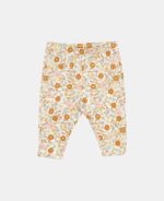 Pantaloni din catifea de bumbac organic - Vintage Little Flowers - Little Dutch