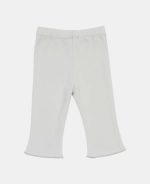 Pantaloni din bumbac organic evazați - Green - Vintage Little Flowers - Little Dutch - imagine 2