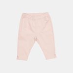 Pantaloni din catifea de bumbac organic - Soft Pink - Vintage Little Flowers - Little Dutch