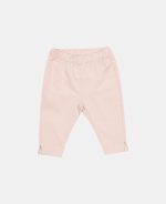 Pantaloni din catifea de bumbac organic - Soft Pink - Vintage Little Flowers - Little Dutch