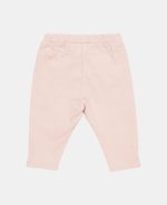 Pantaloni din catifea de bumbac organic - Soft Pink - Vintage Little Flowers - Little Dutch - imagine 3