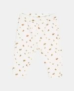 Pantaloni din catifea de bumbac organic - White Blossom - Little Dutch - imagine 2
