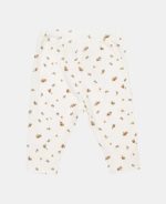 Pantaloni din catifea de bumbac organic - White Blossom - Little Dutch - imagine 3
