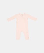 Salopetă rib din bumbac organic pentru bebeluși - Pink - Little Dutch - imagine 6