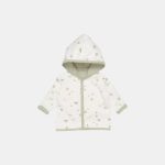 Jachetă cu 2 fețe - Sailors Bay White/Olive - Little Dutch