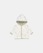 Jachetă cu 2 fețe - Sailors Bay White/Olive - Little Dutch