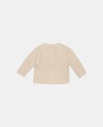Cardigan tricotat pentru bebelusi - Sand - Little Goose - Little Dutch - imagine 3