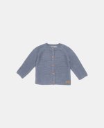 Cardigan tricotat pentru bebelusi - Blue -  Sailors Bay - Little Dutch - imagine 2