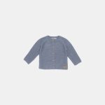 Cardigan tricotat pentru bebelusi - Blue -  Sailors Bay - Little Dutch