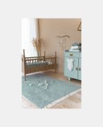 Covor pentru camera copiilor 170x120cm Dot Pure Mint Little Dutch - imagine 3
