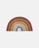 Covor pentru camera copiilor 80x130cm Rainbow Pure & Nature Little Dutch - imagine 2