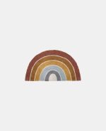 Covor pentru camera copiilor 80x130cm Rainbow Pure & Nature Little Dutch