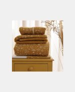 Sac de dormit cu mâneci detașabile Wild Flowers Ochre Little Dutch - imagine 3