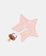 Suport pentru suzetă Steluță Wild Flowers Pink Little Dutch - imagine 2