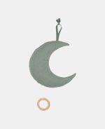 Jucărie muzicală pentru bebeluși Luna Pure Mint Little Dutch - imagine 2
