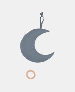 Jucărie muzicală pentru bebeluși Luna Pure Blue Little Dutch - imagine 2