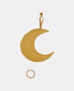 Jucărie muzicală pentru bebeluși Luna Pure Ochre Little Dutch - imagine 2