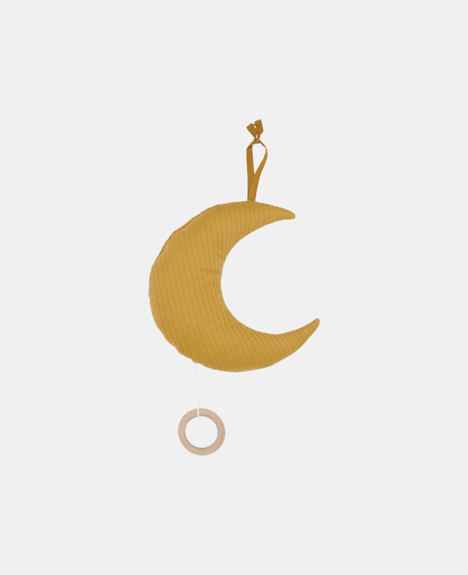 LD-TE20830180.jpg Jucărie muzicală pentru bebeluși Luna Pure Ochre Little Dutch - imagine 1