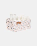 Coș de depozitare din bumbac Spring Flowers Little Dutch - imagine 2
