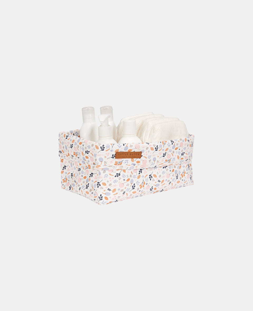 LD-TE30520250.jpg Coș de depozitare din bumbac Spring Flowers Little Dutch - imagine 1