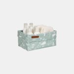 Coș de depozitare din bumbac Ocean Mint Little Dutch