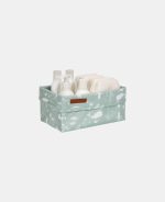 Coș de depozitare din bumbac Ocean Mint Little Dutch